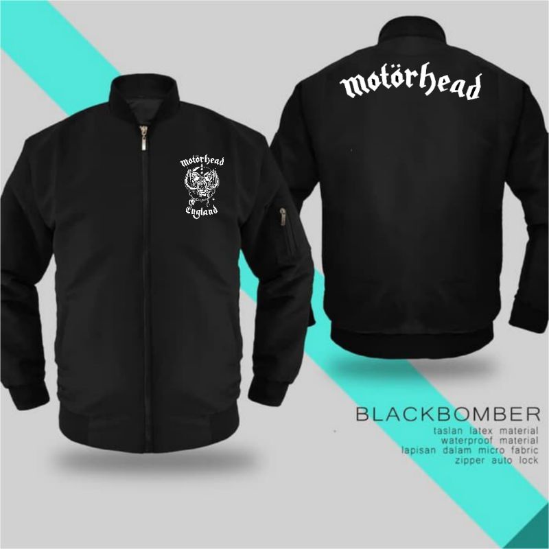 Jaket bomber motorhead, jaket bomber pria
