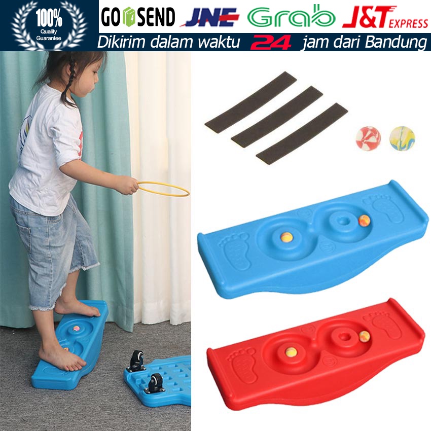 Jual BALANCE BOARD BIG PAPAN KESEIMBANGAN ANAK WOODEN TOYS BALANCING