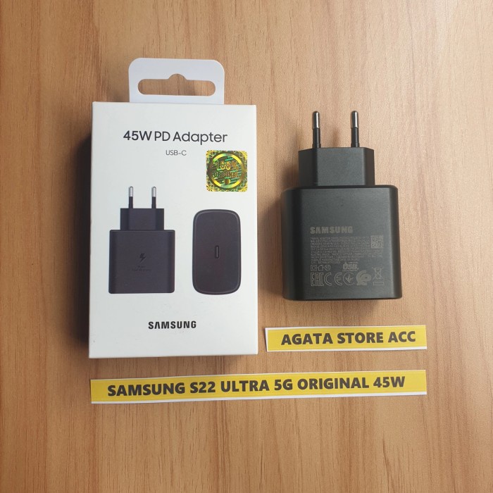 ADAPTOR CHARGER SAMSUNG S22 ULTRA 5G / NOTE 20 ULTRA 45W ORIGINAL NEW