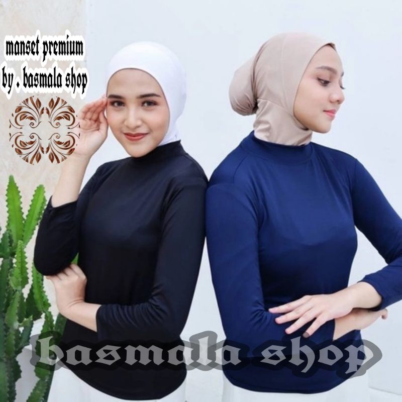 MANSET SPANDEK PREMIUM / MANSET PANJANG / MANSET HITAM / MANSET NAVY / MANSET PUTIH