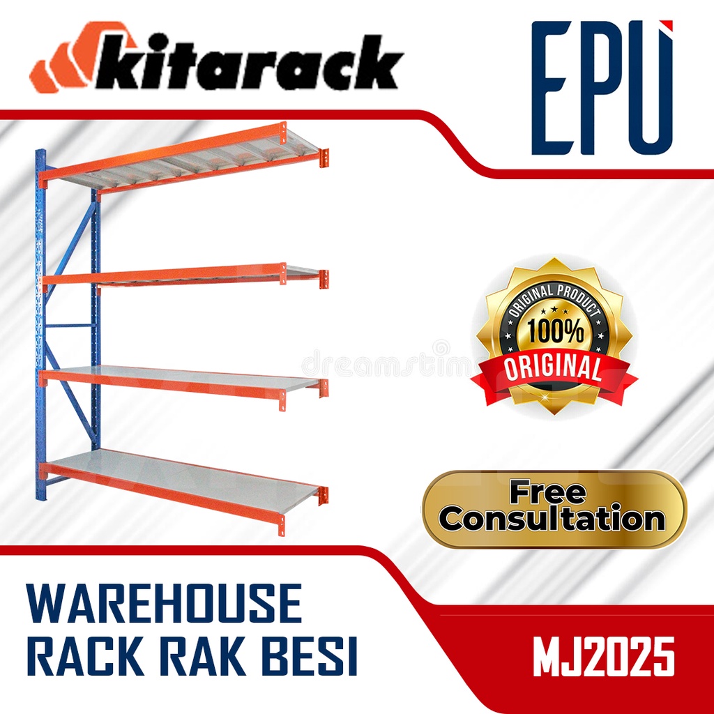 Kitarack MJ2025 (Jointer) - Warehouse Rack Rak Besi Rak Gudang Lemari