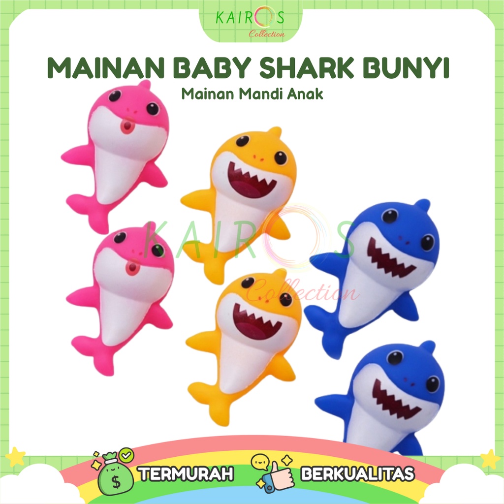 Mainan Baby Shark Bunyi Mainan Mandi Anak Shark