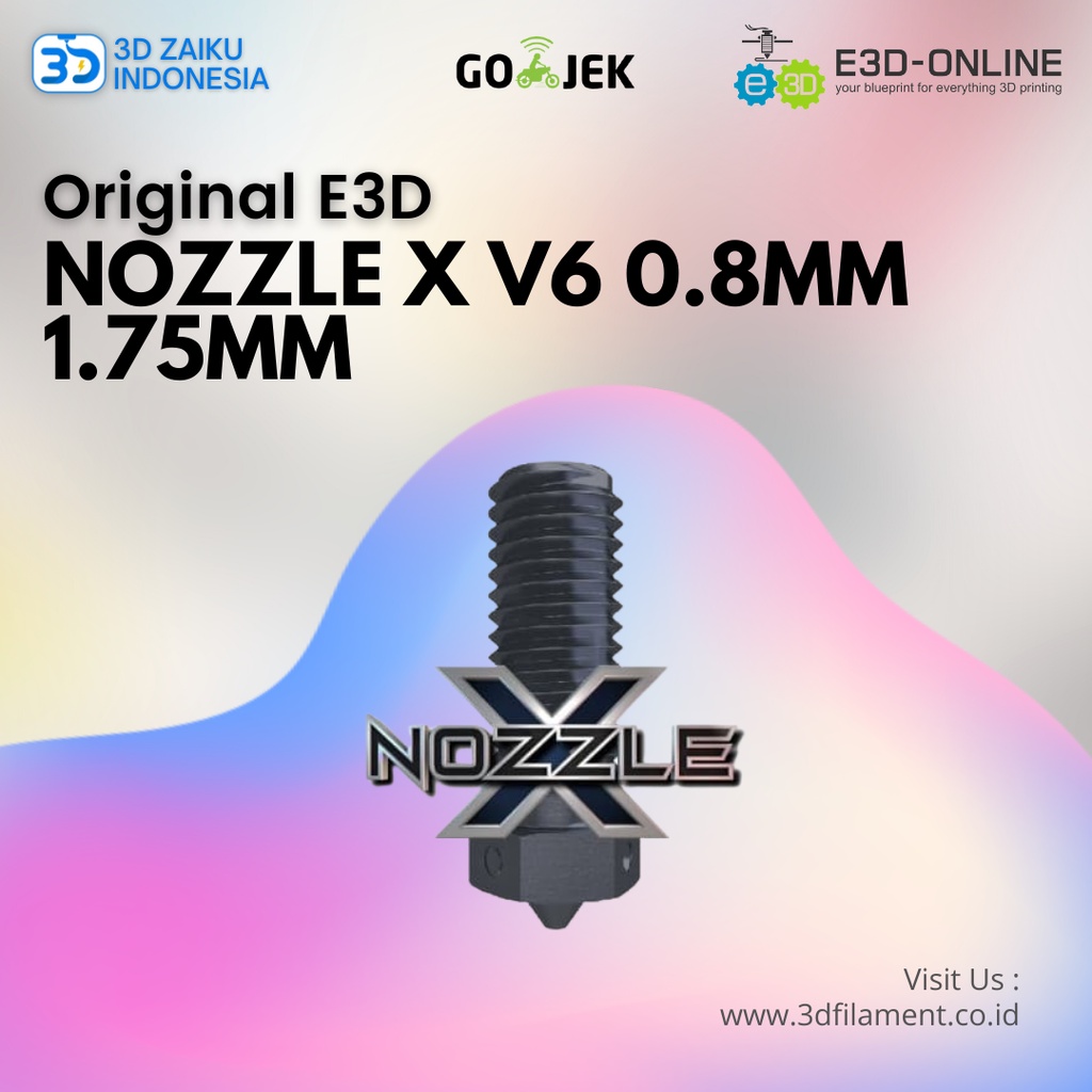 Original E3D Nozzle X V6 0.8mm 1.75mm from UK