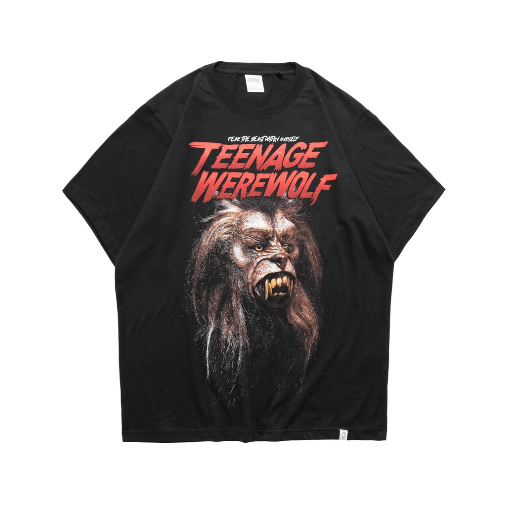 Teenage Werewolf Tshirt Kaos Lengan Pendek Signature Black