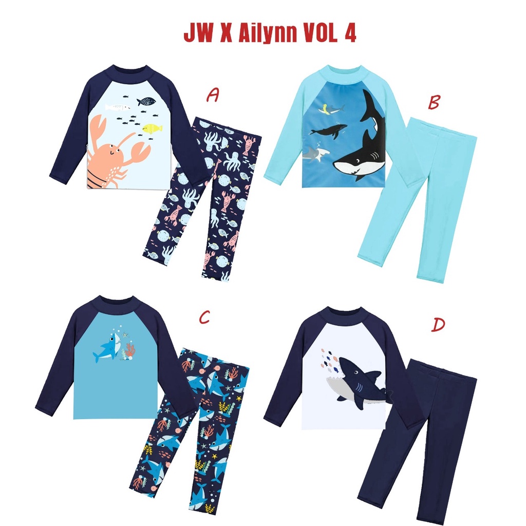 Baju Renang Anak Laki Laki Junior Wardrobe X Ailynn Stories Vol.4