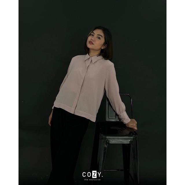 SIVALI COZY Le Metier Shirt | Kemeja Wanita Atasan Baju Kerja Office 234