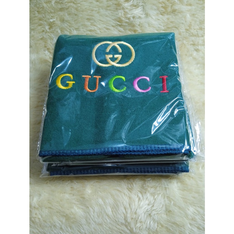 HANDUK SPORT / HANDUK OLAHRAGA/HANDUK MUKA / HANDUK KECIL SPORT MOTIF GUCCI HANDUK SENAM / HANDUK KECIL