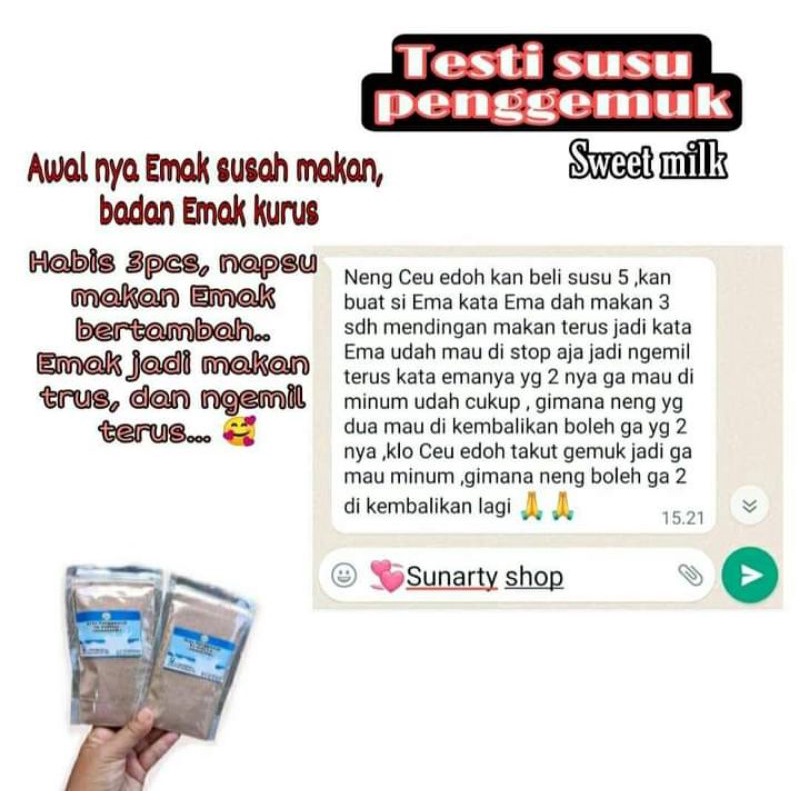 

Susu penggemuk Terlaris Dan Termanjur by Sweetmilk 3 pcs_Original_Aman_BPOM