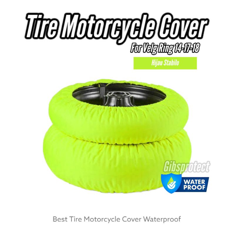 Sarung Ban Motor Ring 14-17-18 Cover Ban Motor Road Race Superbike Supermoto Anti Air Compatible Motor Beat Vario Scoopy Mio Fino Ninja Rxking Mx Satria Sonic Gsx Yamaha R15 R14 R25 Honda Cbr Jupiter Supra Dll Ukuran Velg 14 17 18