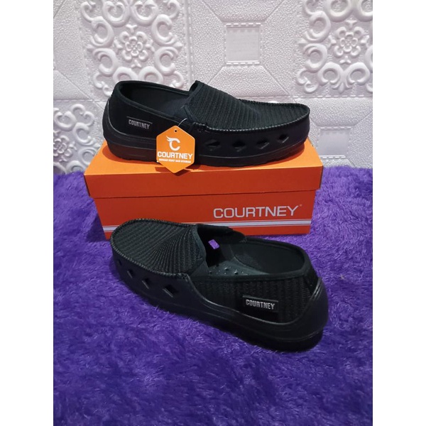 sepatu pria/slip on/sepatu karet/MIRACLE/courtney