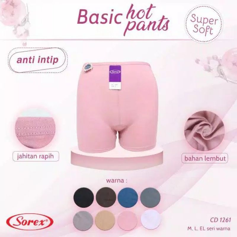 SOREX Cd Basic Hotpants 1261 Super Soft bahannya sangat Lembut