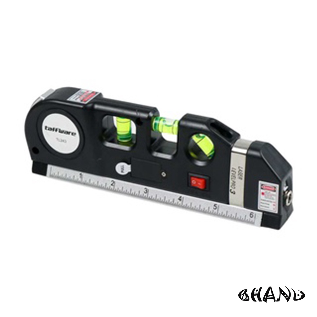 

Penggaris Laser Horisontal Metrik Bluble Level Gelembung 2 Arah 25 Cm Waterpass Logo Taffware