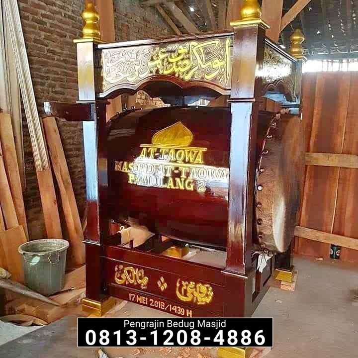 ( Bayar Setelah Besug Sampai Lokasi Anda ) Bedug Masjid Besar Beduk Masjid Kayu Jati Kulit Sapi Kuli