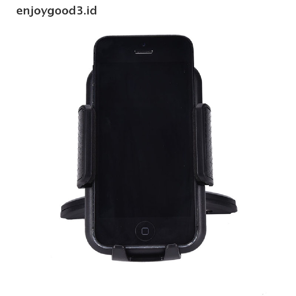 (Rready Stock) Bracket Dudukan Handphone GPS Rotasi 360 Derajat Dengan Slot CD Player (ID)