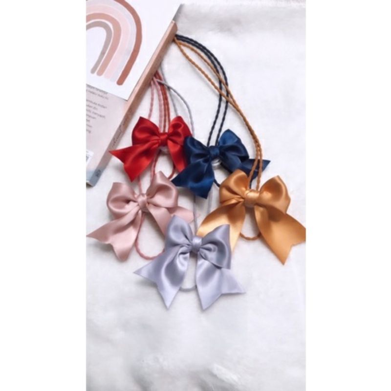 Strap Masker Kekinian Pita Besar Konektor Masker Pita