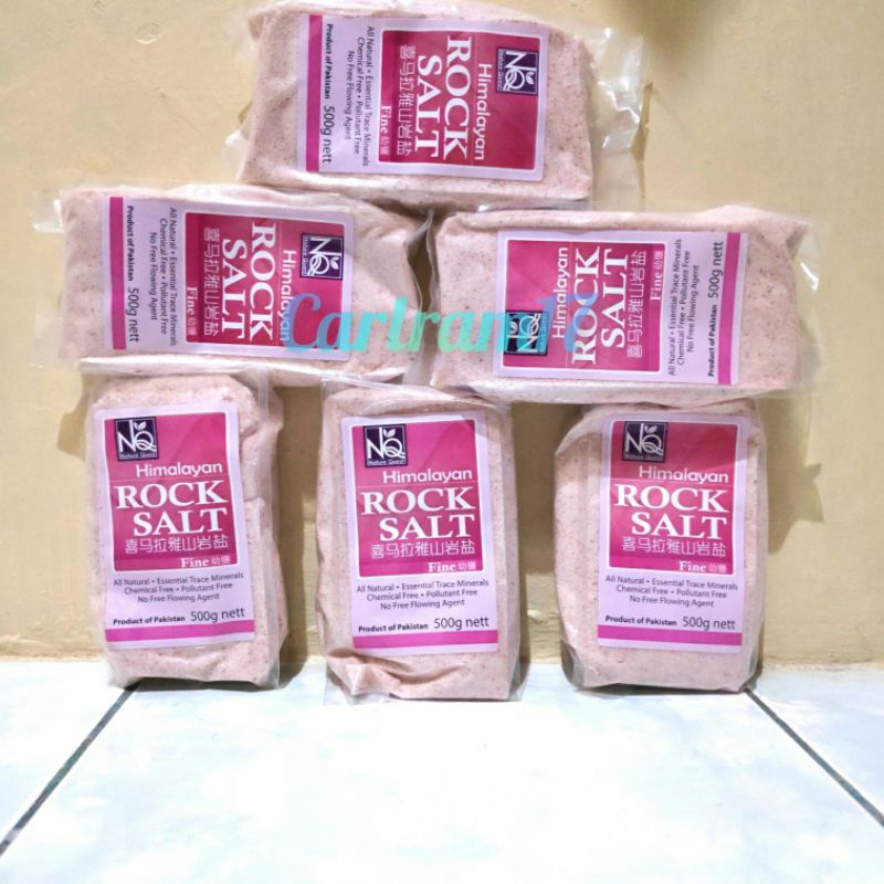 

Garam Himalayan - Himalayan Rock Salt Fine 500 Gram (Nature Quest)