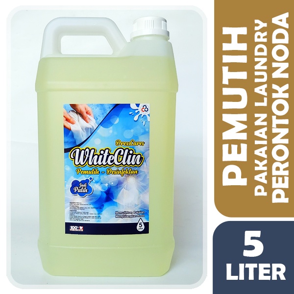 Pemutih Baju Whiteclin 5 Liter (Bisa dijadikan desinfektan spt bayclin)