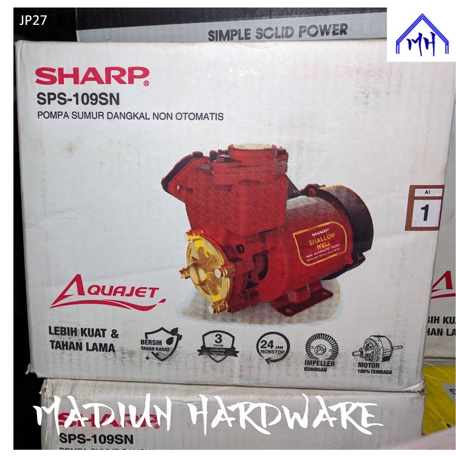 Pompa Air Sharp Aquajet SPS-109SN