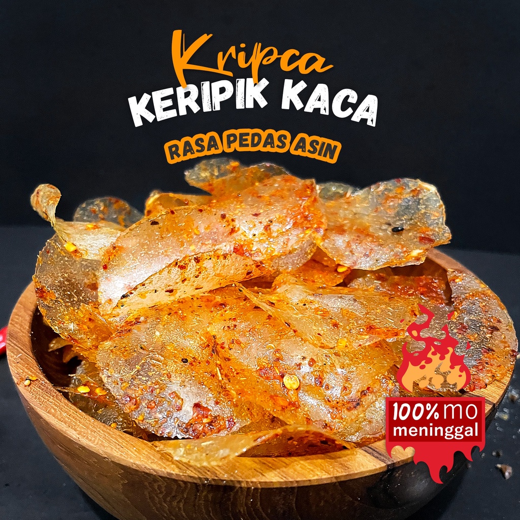 

Yasnack Keripik Kaca Pedas Asin, Kripca 1/4 kg, 250 gr