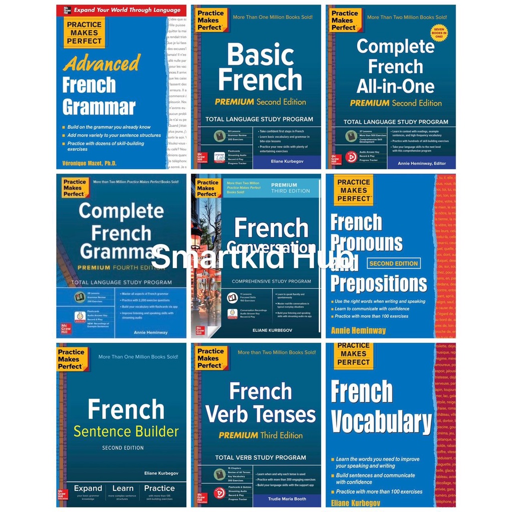 Jual McGraw Hill Practice Makes Perfect Complete French All in One 