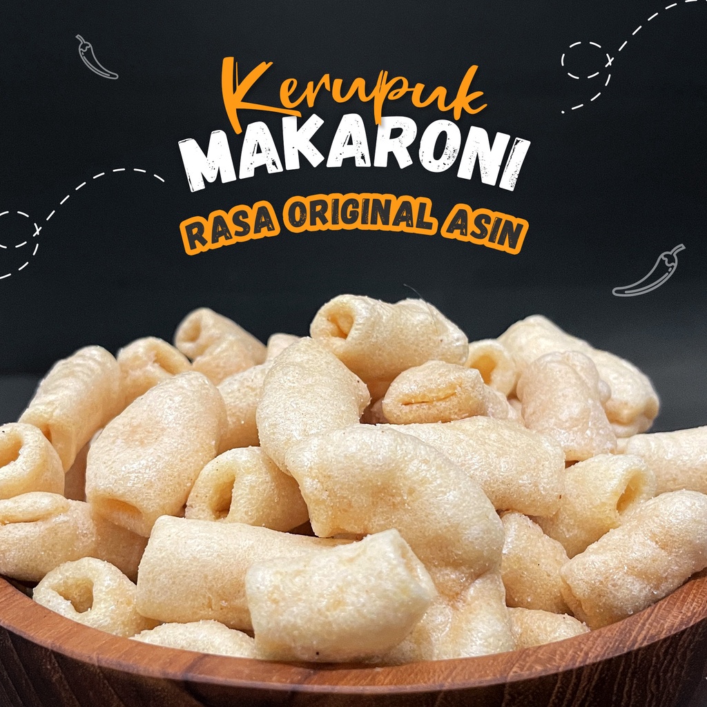 

Yansack Kerupuk Makaroni Original Asin Gurih 1/4 kg, 250gr