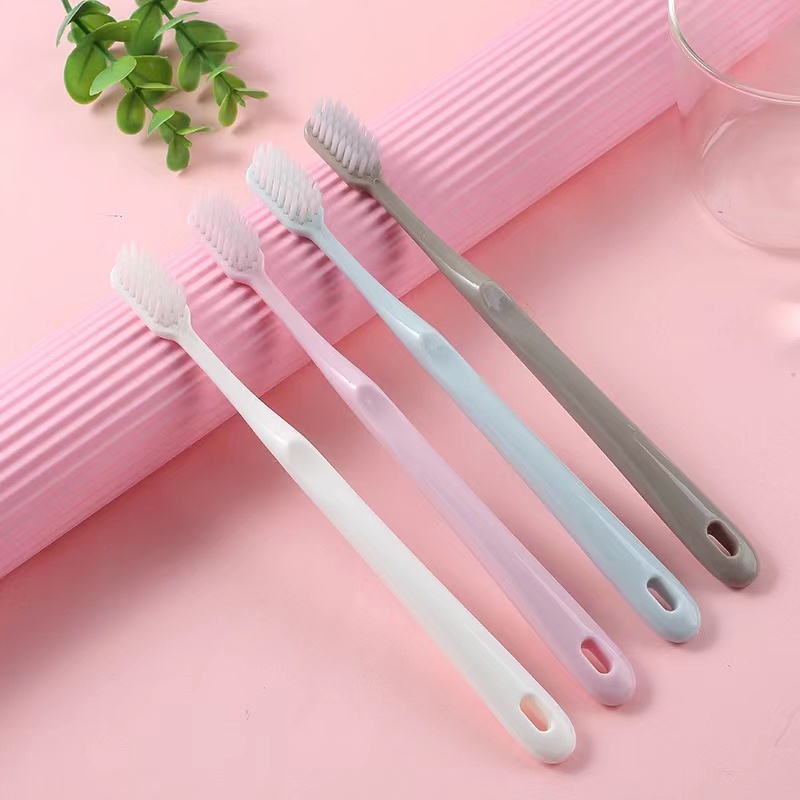 (Hello Girl)D24 10pcs/Set Sikat Gigi Dewasa Japan Desain Bulu Lembut Import