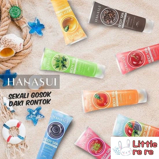 Hanasui Body Spa Exfoliating Gel 300 ml | Gel Perontok Daki ✔️BPOM