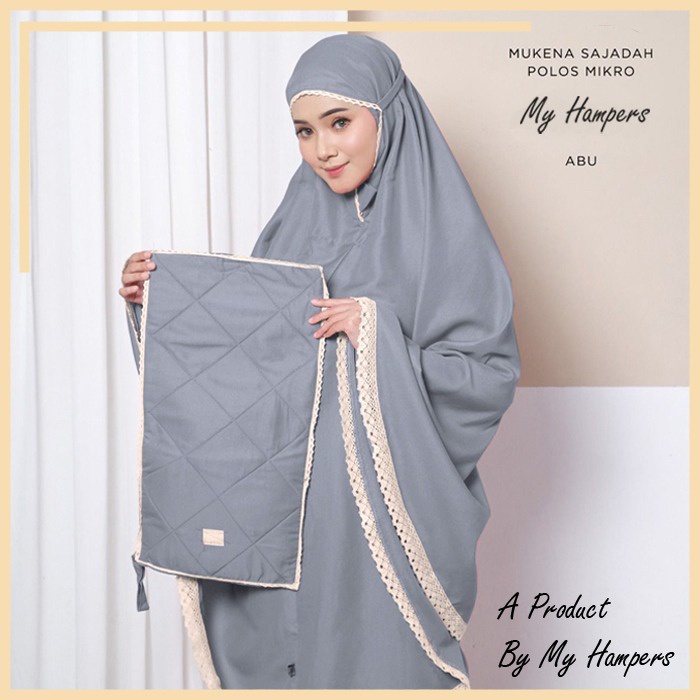 Mukena Dewasa Jumbo Rayon Polos Terusan Terbaru Bahan Katun Adem Bordir Premium Bali 2 in 1 Mukenah Traveling Seserahan Mewah Murah