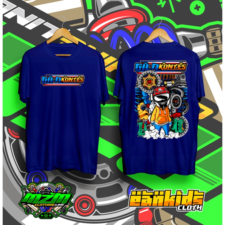 Baju kaos pria distro original/KAOS DISTRO GILA KONTES /kaos pria keren/pakaian pria/mio/soulmx/nouv