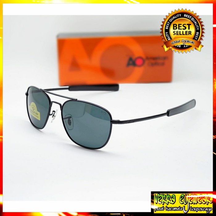 Kacamata Hitam Pria PILOT AO kacamata driving mengemudi titanium