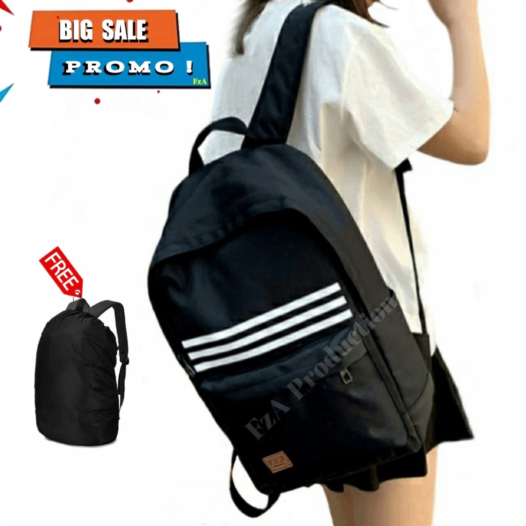 FzA Official - Tas Ransel Punggung Distro Casual Pria Wanita / Tas Ransel Laptop Backpack Original - RDLRC