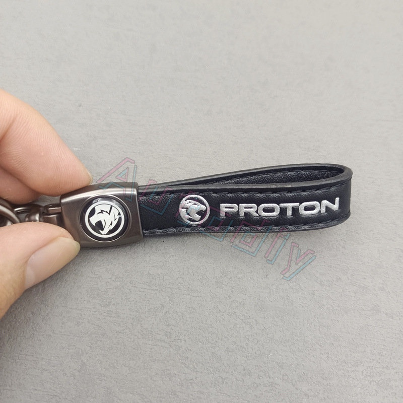 Gantungan Kunci Kulit Mobil Motor Yamaha Honda Fashion Creative Logo Keychain Logo Mobil Liontin Logam