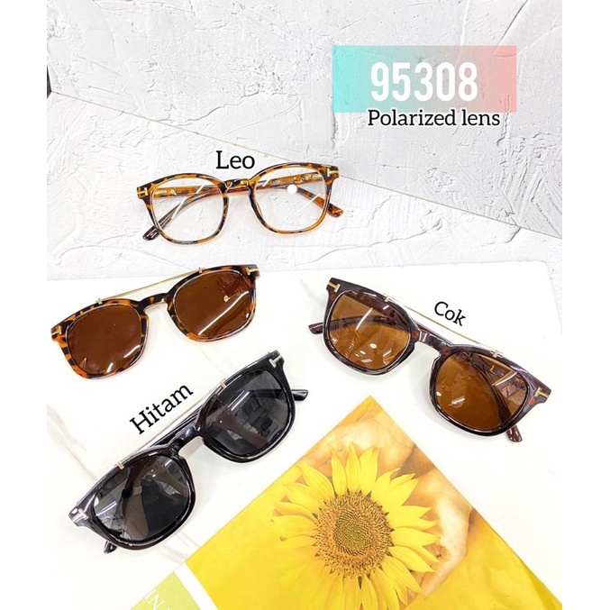 kacamata minus clip on polarized lens  95308