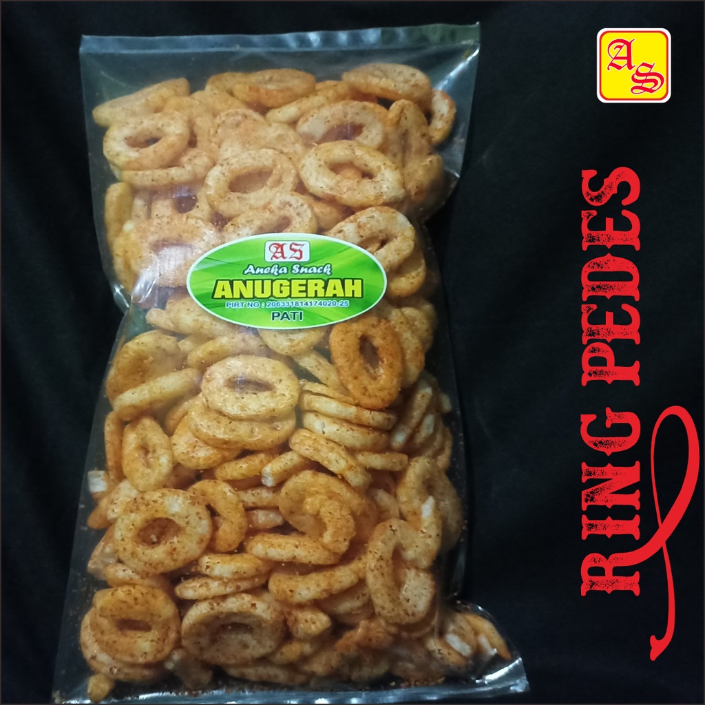 

Ring Pedes Balado Snack Pedas Jajanan Pedas 150 gram Aneka Snack Anugerah