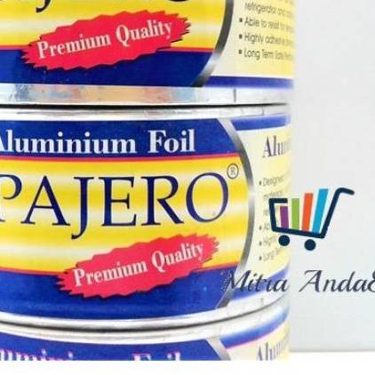 

ISOLASI ALUMINIUM FOIL PAJERO Tape Lakban Solasi TAHAN PANAS 46mm x 30