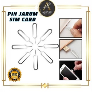 Pin Jarum Sim Card Ejector Tusukan Kartu Simcard Noosy Alat Tusuk Pembuka Tray Hp Iphone Nosy