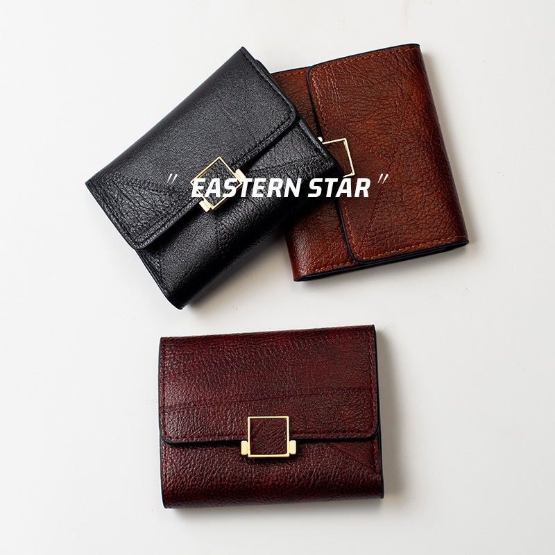 231 𝘾𝙞𝙣𝙙𝙮 𝙒𝙖𝙡𝙡𝙚𝙩 Dompet Pendek Import Model Kancing Klip