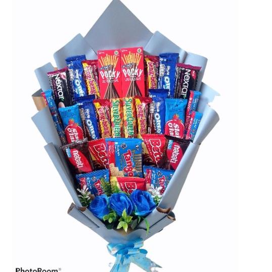 

[KODE PRODUK LJZSZ9095] BUCKET Snack / Snack bauquet besar, sidang, wisuda, ultah, kado hadiah, POCKY P17