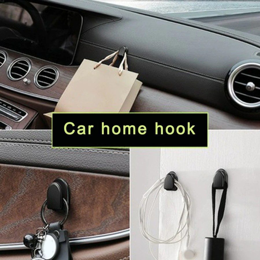 Hook Dashboard Mobil Hook Dinding Rumah Gantungan Tempel Serbaguna