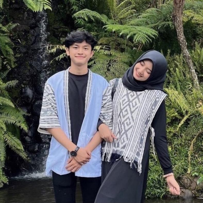 [KODE PRODUK GFF7K4179] COUPLE TENUN TORA VEST TENUN IKAT ASLI OUTER SONGKET BATIK KAMPUS CARDIGAN T