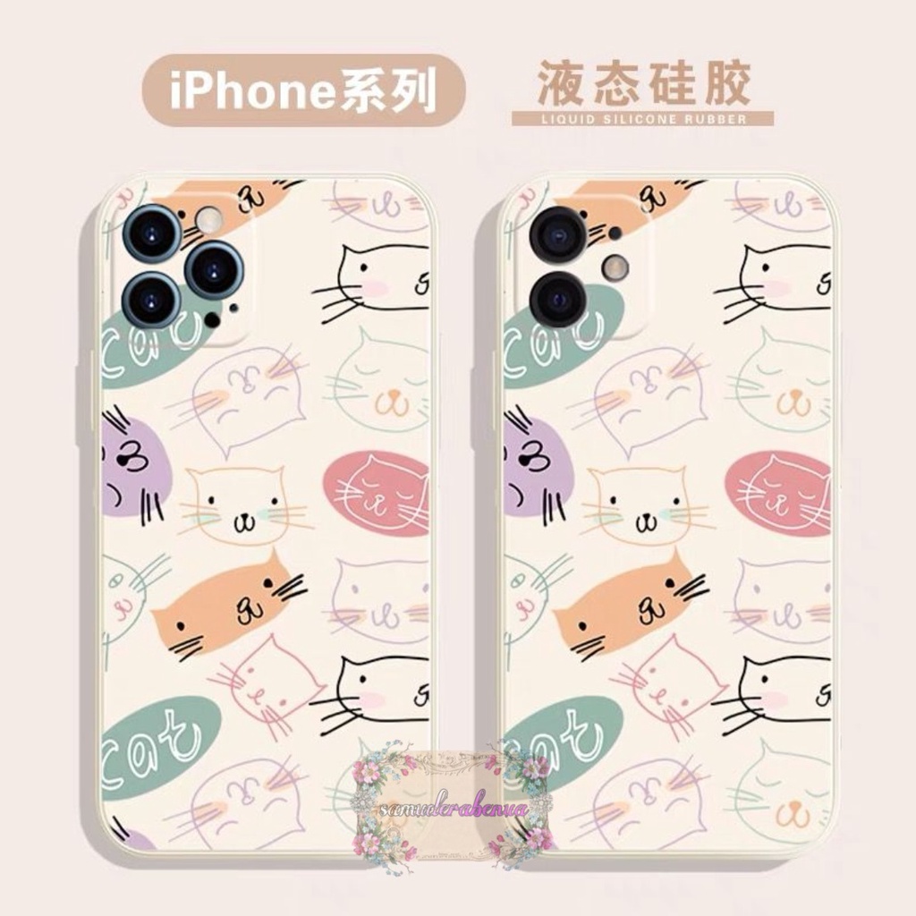 SS109 SOFTCASE MOTIF CUTE CAT XIAOMI REDMI 5A 6A 8 8A PRO 9 9A 9I 9C 10 10A 10C 9T POCO M4 SB4247