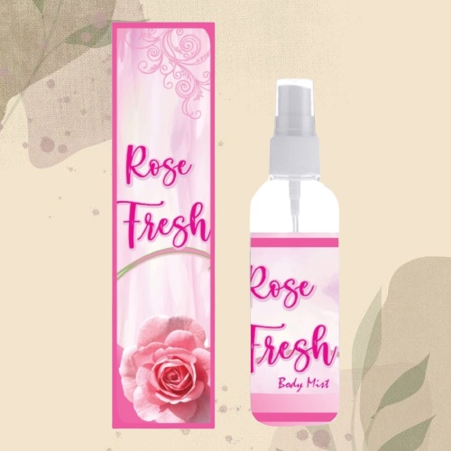 Kanzo - Parfum Body Mist Rose Fresh 100ml / Body Mist Rose Fresh 100ml / Parfum Wanita Wangi Tahan Lama