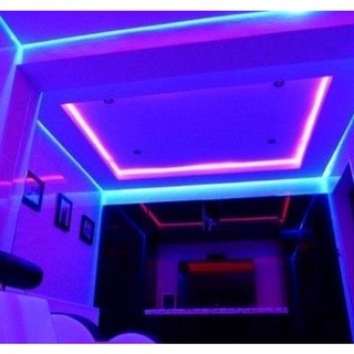 PAKET LAMPU LED STRIP SELANG 5050 SMD AC 220V OUTDOOR INDOOR 1M - 5M LENGKAP TINGGAL COLOK