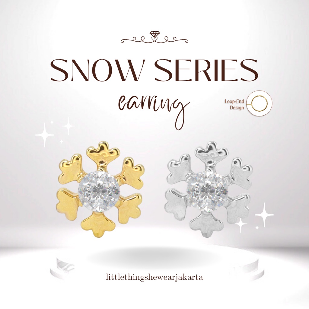 (Jakarta) Littlethingshewear Official  Snow Swarovski 0,6 Gram