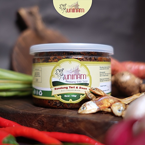 

UniNam Rendang Teri Daun 150gr Lauk Siap Saji Praktis Tanpa Pengawet dan MSG Resep Asli Padang Payakumbuh