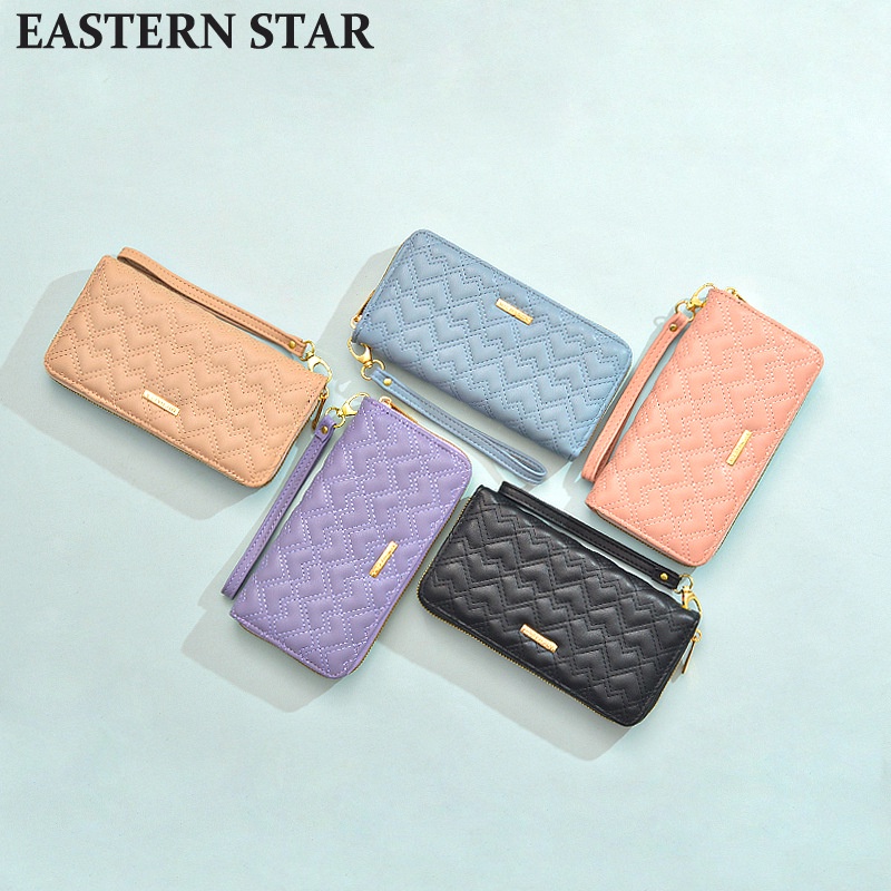 0791 𝙈𝙚𝙡𝙖𝙣𝙞𝙚 𝙒𝙖𝙡𝙡𝙚𝙩 Dompet Panjang Simple Plat ZigZag IMPORT