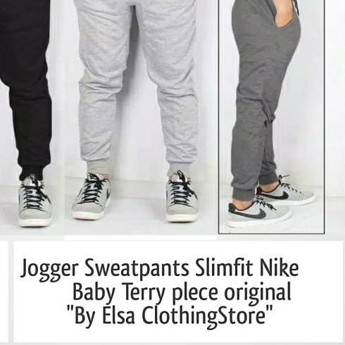 Celana Jogger Pants Training olahraga pria panjang keren - Hitam, L