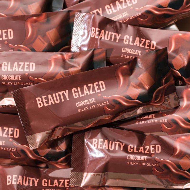 Medan Termurah LIpstick coklat/ Chocolate silky Lip glaze Beauty Glazed