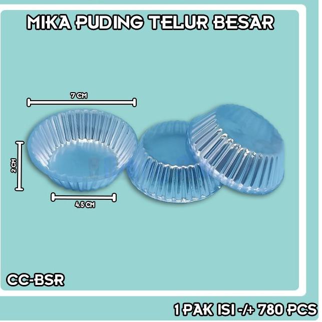 780 PCS MIKA PUDING TELUR CEPLOK BESAR / LARGE - PUDDING TELOR CEPLOK