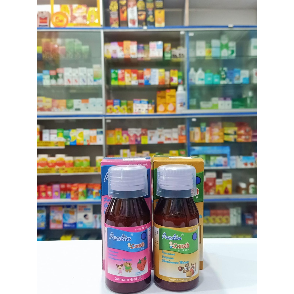 Pacdin Cough Baby Syrup 60 ml Rasa Jeruk dan Strawberry